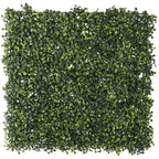 Panou decorativ artificial 50x50 cm, montare pe perete sau gard, buxus mic, interior/exterior
