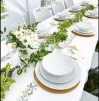 Scaun pliabil 54x46x86 cm, otel si HDPE, antiderapant, alb