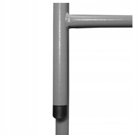 Scaun pliabil 54x46x86 cm, otel si HDPE, antiderapant, alb