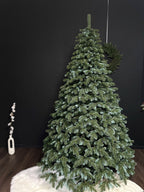 Brad artificial Christmas Deluxe by , Canada argintiu, 3D, 210cm