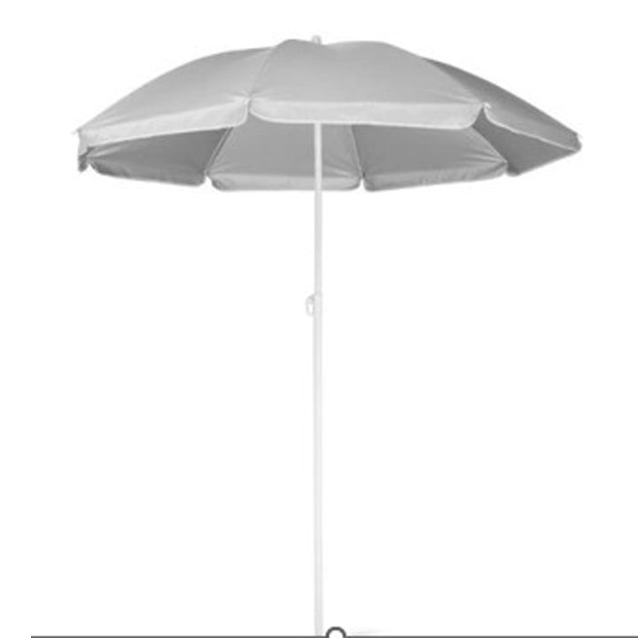 Umbrela de plaja pliabila cu protectie UV si inaltime reglabila, diametru 150 cm, gri