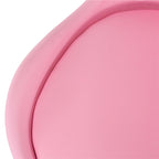 Scaun birou ergonomic, cu sezut din spuma, reglabil pe inaltime, maxim 120 kg, 90x49x48 cm, roz