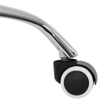 Scaun birou ergonomic, cu sezut din spuma, reglabil pe inaltime, maxim 120 kg, 90x49x48 cm, roz