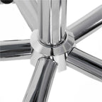 Scaun birou ergonomic, cu sezut din spuma, reglabil pe inaltime, maxim 120 kg, 90x49x48 cm, roz