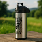 Termos bauturi 5Five Neta, inox, 1.8 litri, 17x13x36 cm, argintiu