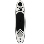 Placa Stand up paddle SUP gonflabila cu vasla, pompa si accesorii, 320x80x19 cm, 150 kg, gri