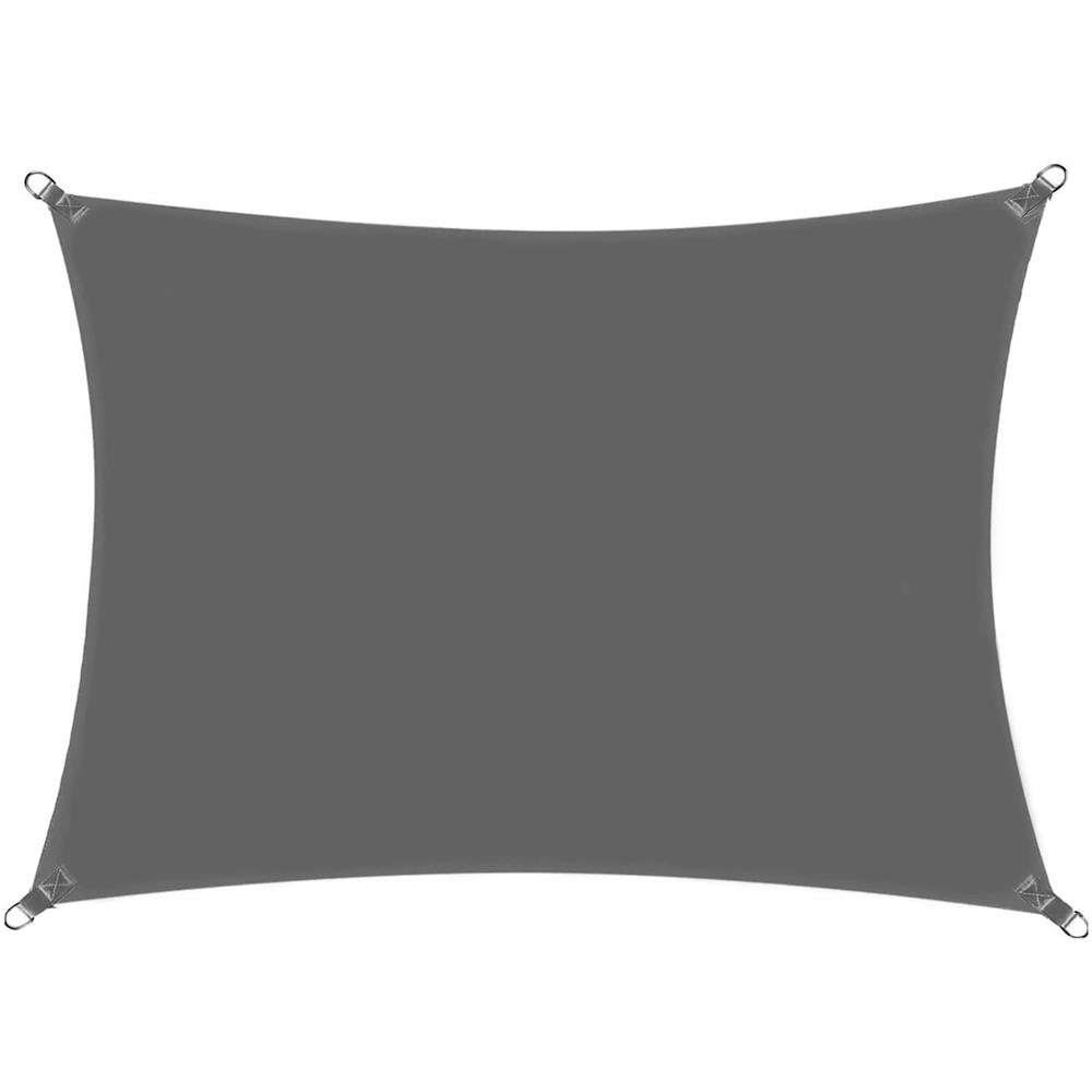 Prelata umbrire 4x3 m pentru terasa sau balcon, impermeabila, protectie UV, gri