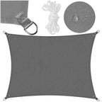 Prelata umbrire 4x3 m pentru terasa sau balcon, impermeabila, protectie UV, gri