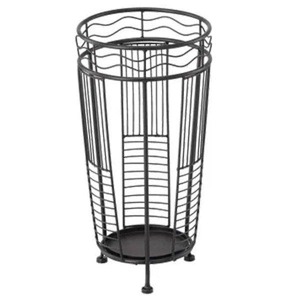 Suport umbrele metalic, 25x25x49 cm, negru