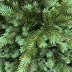 Brad artificial , Scandinavia, verde cu varfuri argintii, integral 3D, 210 cm